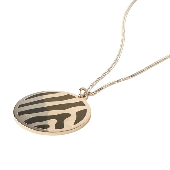 Halcyon Days Zebra Print Black & Palladium Pendant *NEW* - Picture 5 of 6